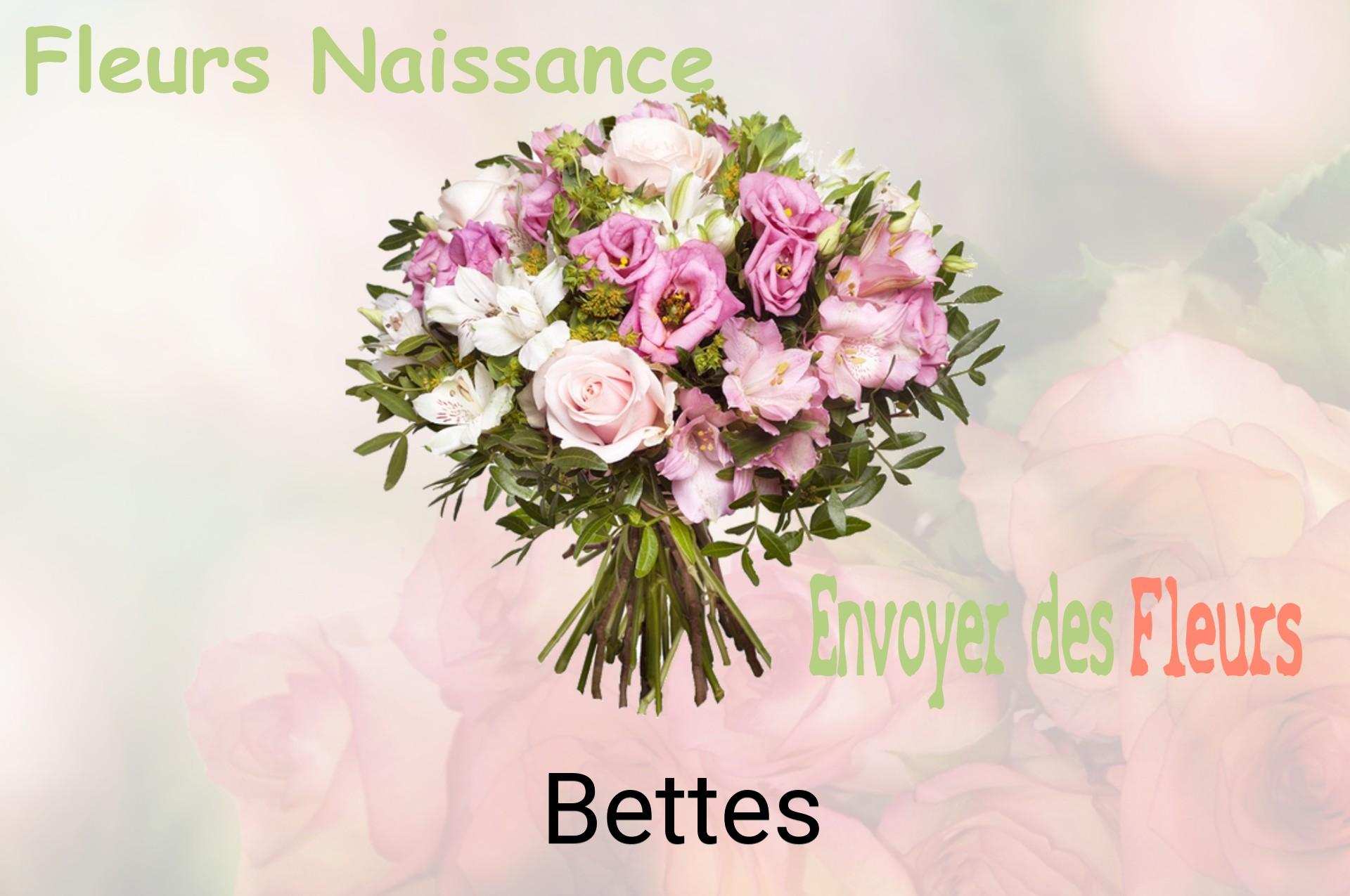 Bouquet de fleurs de naissance livré à Bettes